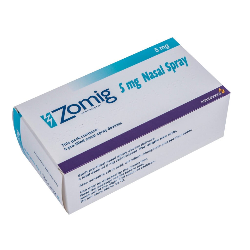 Buy Zomig Nasal Spray Online UK Price Promise Free UK Delivery