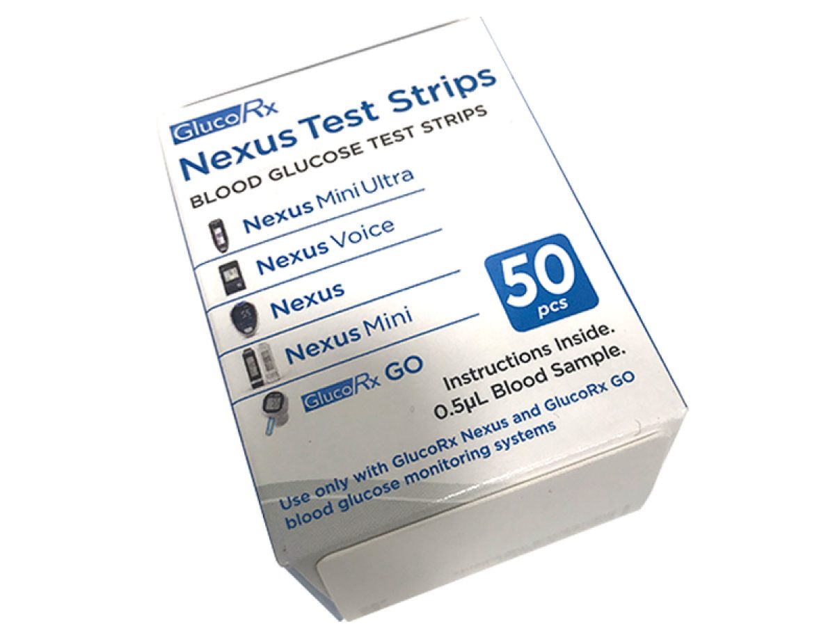 nexus rx blood glucose meter