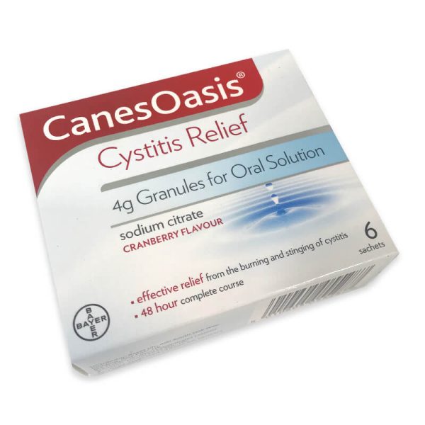 Canesoasis Cystitis Sachets 2 Day Cystitis Treatment Postmymeds