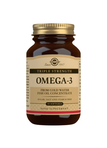 High-Strength Omega-3 EPA and DHA From Cold Water Fish.