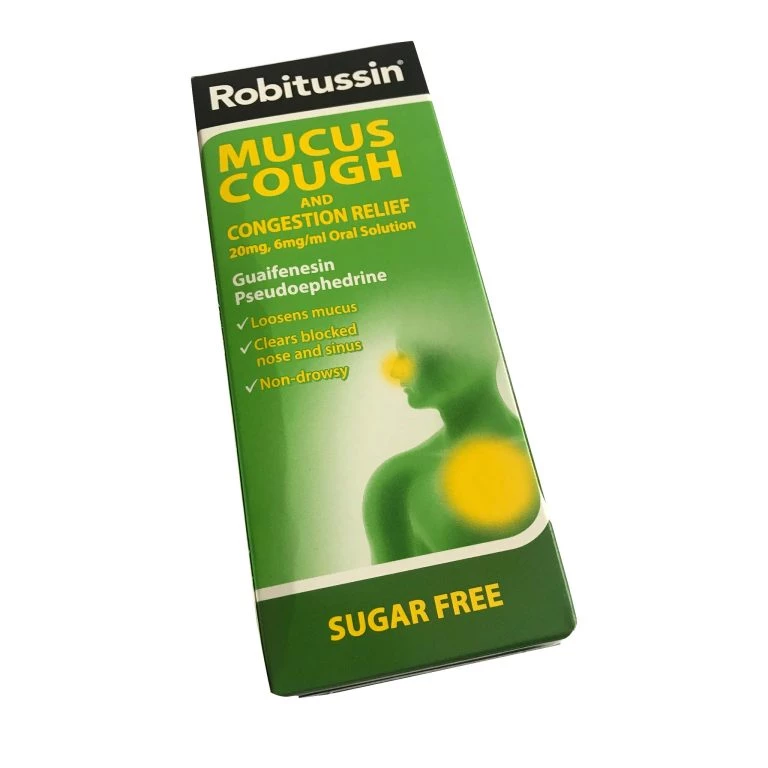 Robitussin Mucus Cough and Congestion Relief sugar free solution